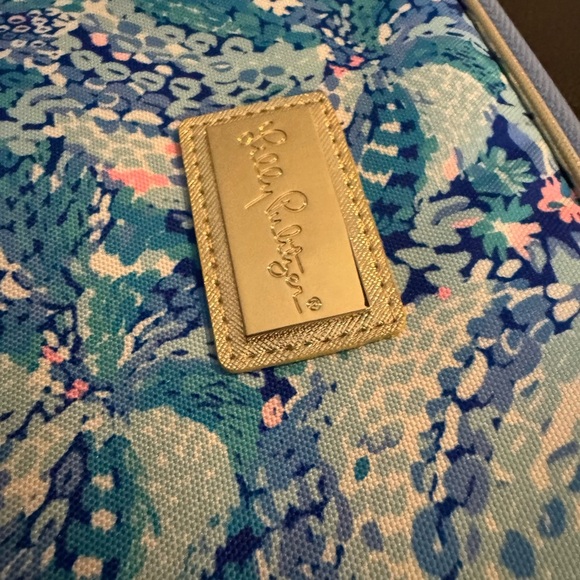 Lily Pulitzer Blue Patterned Women's laptop/iPad organizer - Picture 9 of 9